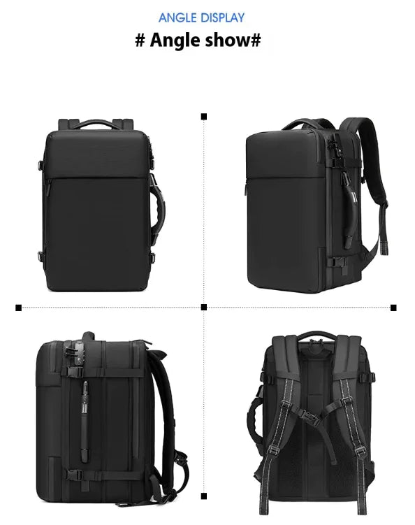 Anti-Theft Compression Travel Backpack