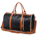 New Women'S Large PU Folding Suit Storage Bag Large Capacity Hand Luggage Bag Travel Bag Multi Function