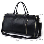 New Women'S Large PU Folding Suit Storage Bag Large Capacity Hand Luggage Bag Travel Bag Multi Function