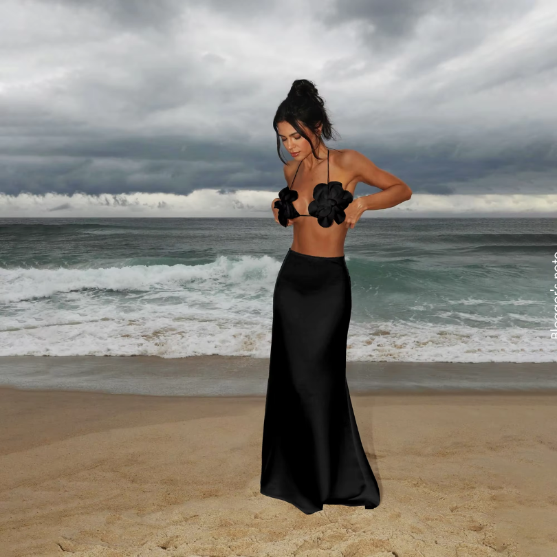 Sexy Brazilian Bikini Swimsuit with Skirt 3 Piece Swimwear