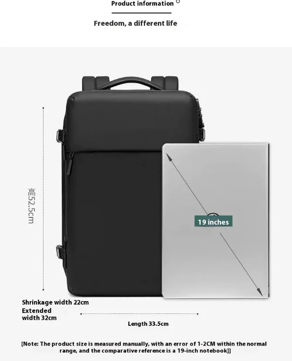 Anti-Theft Compression Travel Backpack