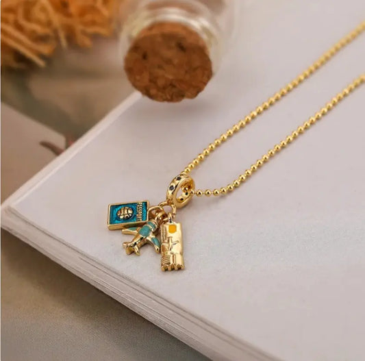 Passport Pendant Necklace