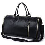 New Women'S Large PU Folding Suit Storage Bag Large Capacity Hand Luggage Bag Travel Bag Multi Function