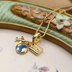 Passport Pendant Necklace
