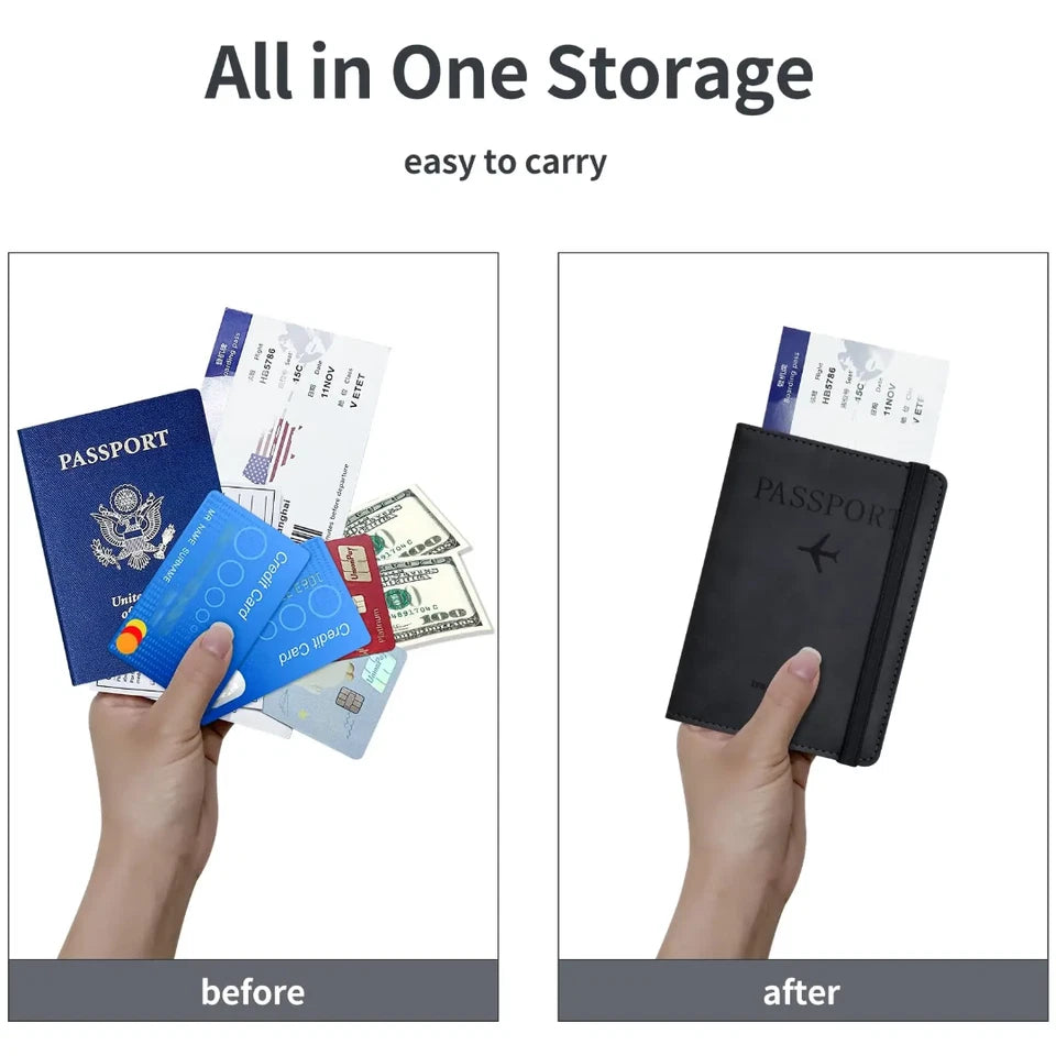 BT™ Leather Passport Wallet